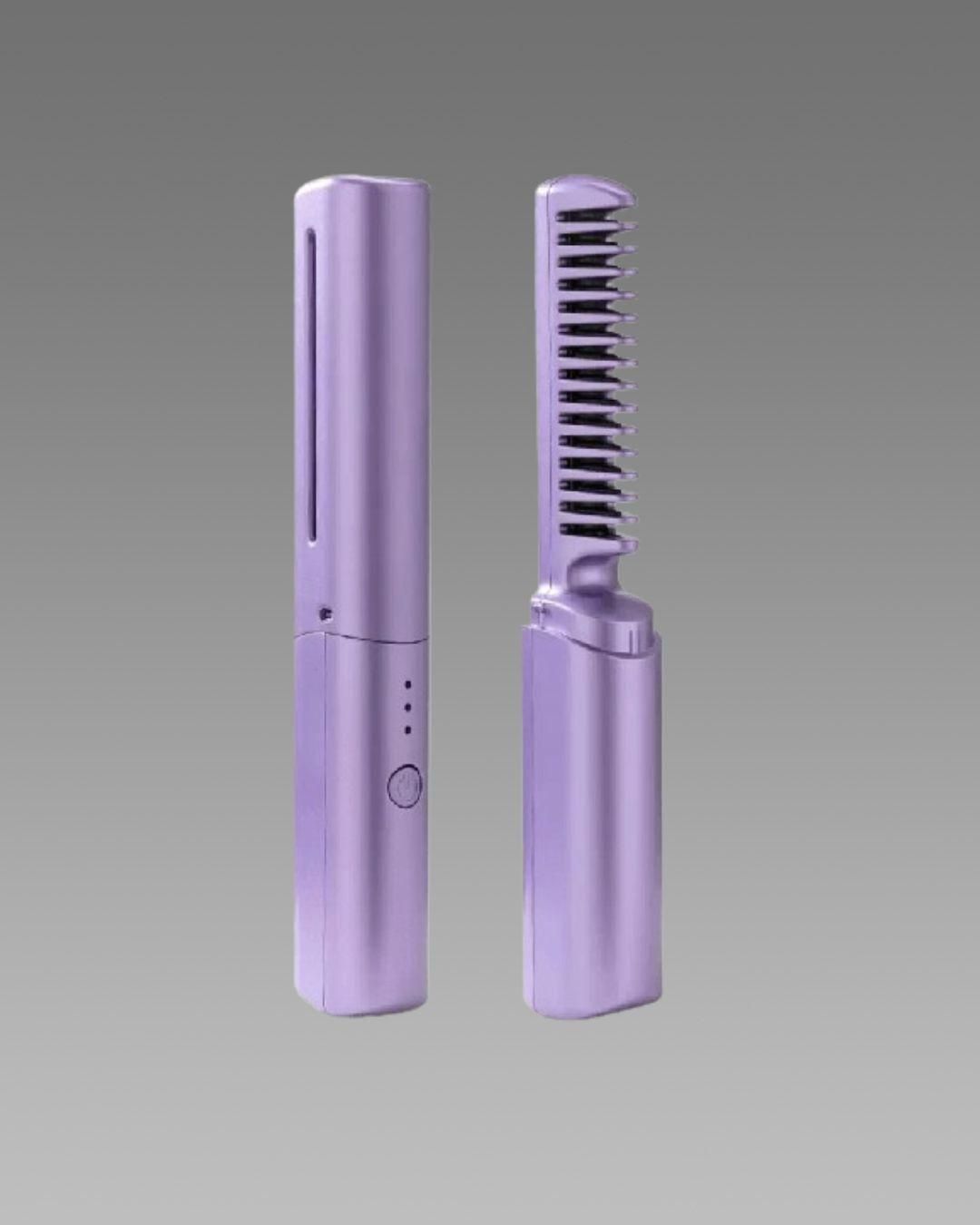 Portable Mini Hair Straightener - Cordless, Rechargeable &amp; Travel-Friendly